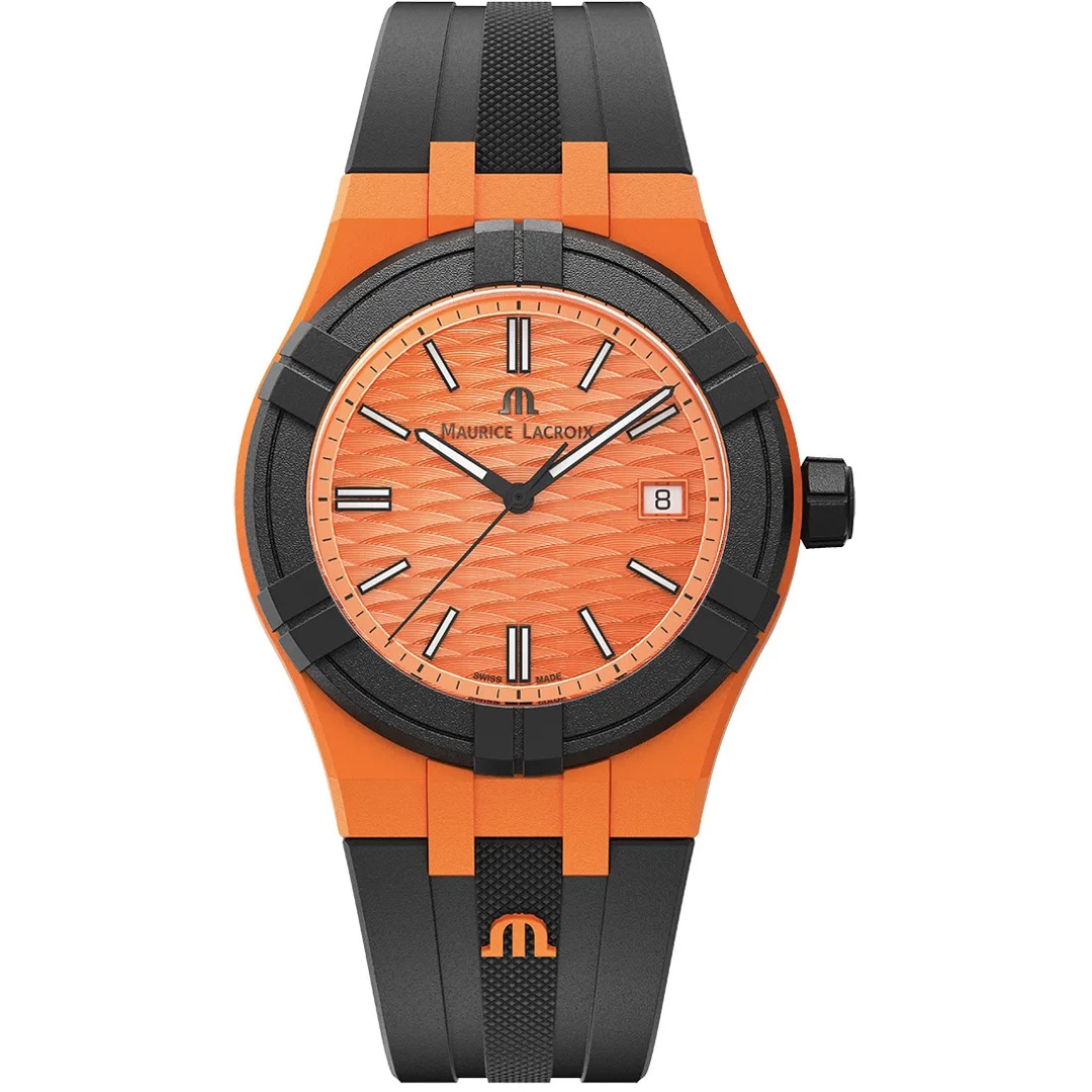 Maurice Lacroix Aikon #tide Orange / Schwarz