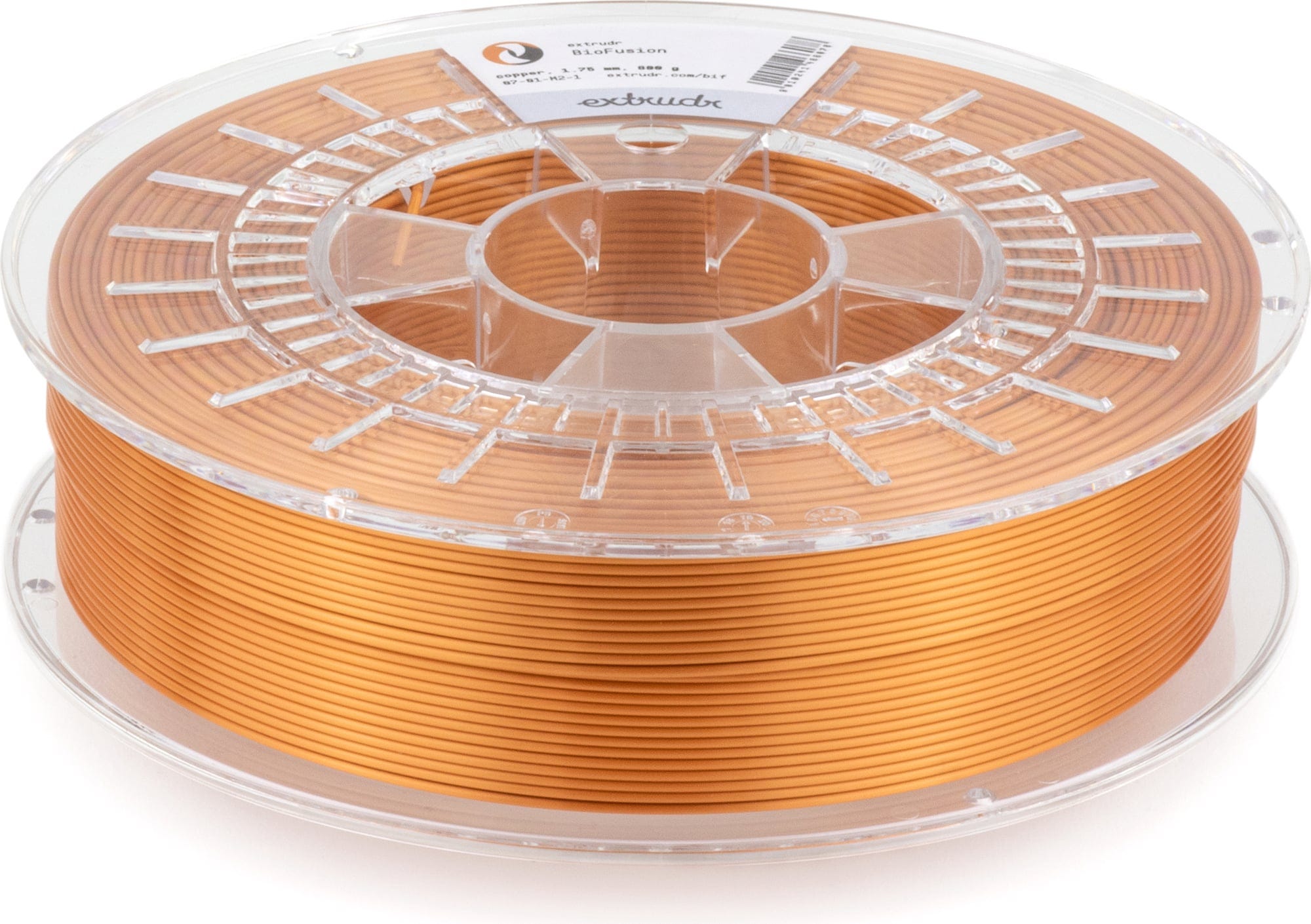 Extrudr  BioFusion Steampunk Copper, 1,75 mm (800 g)    BIO Filament für eine tolle Optik in Kupfer