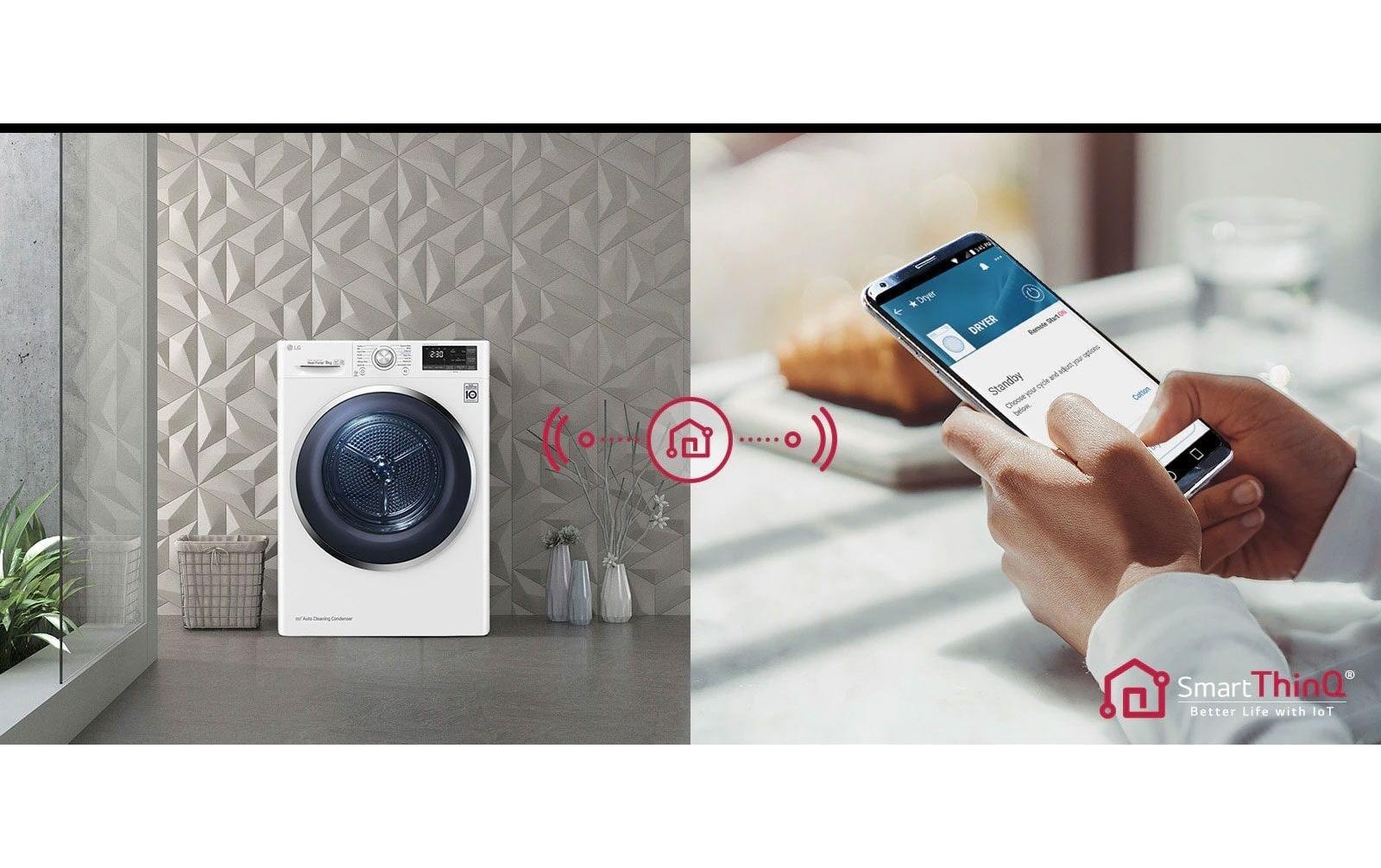 LG Wärmepumpentrockner »RT80V9W Links/Wechselbar«