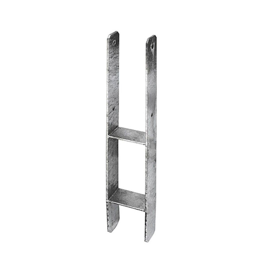 STOLPEFOT STABILIT GALVANISERT H-FORM 91X60X600MM