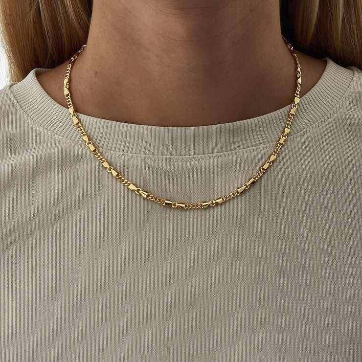 Camille Brinch Jewellery Small CB Choker Gold