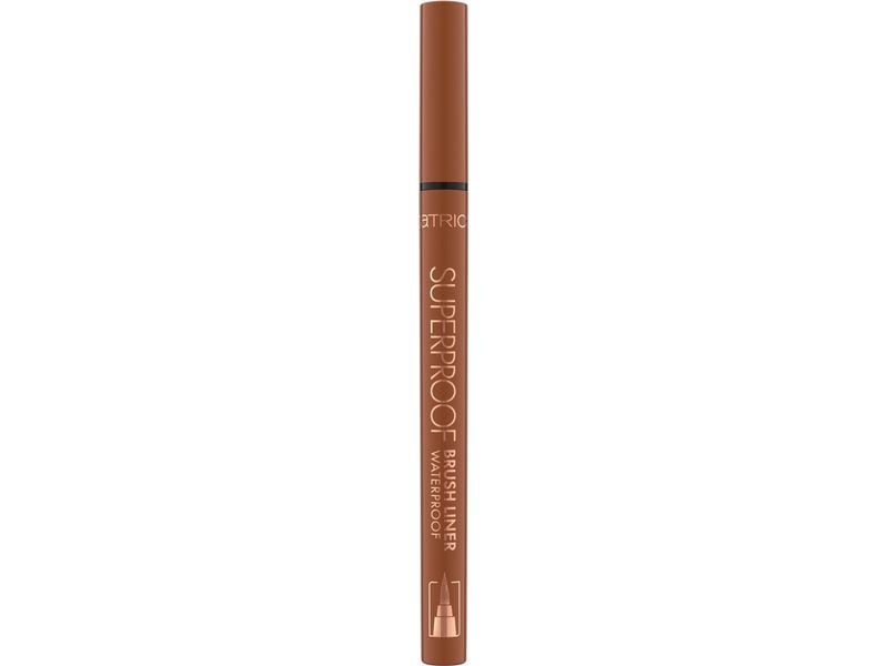 Catrice Eyeliner Superproof Brush 020 Cocoa Brown Wasserfester Eyeliner in softem Braun für ein wischfestes Finish bei allen Wetterbedingungen