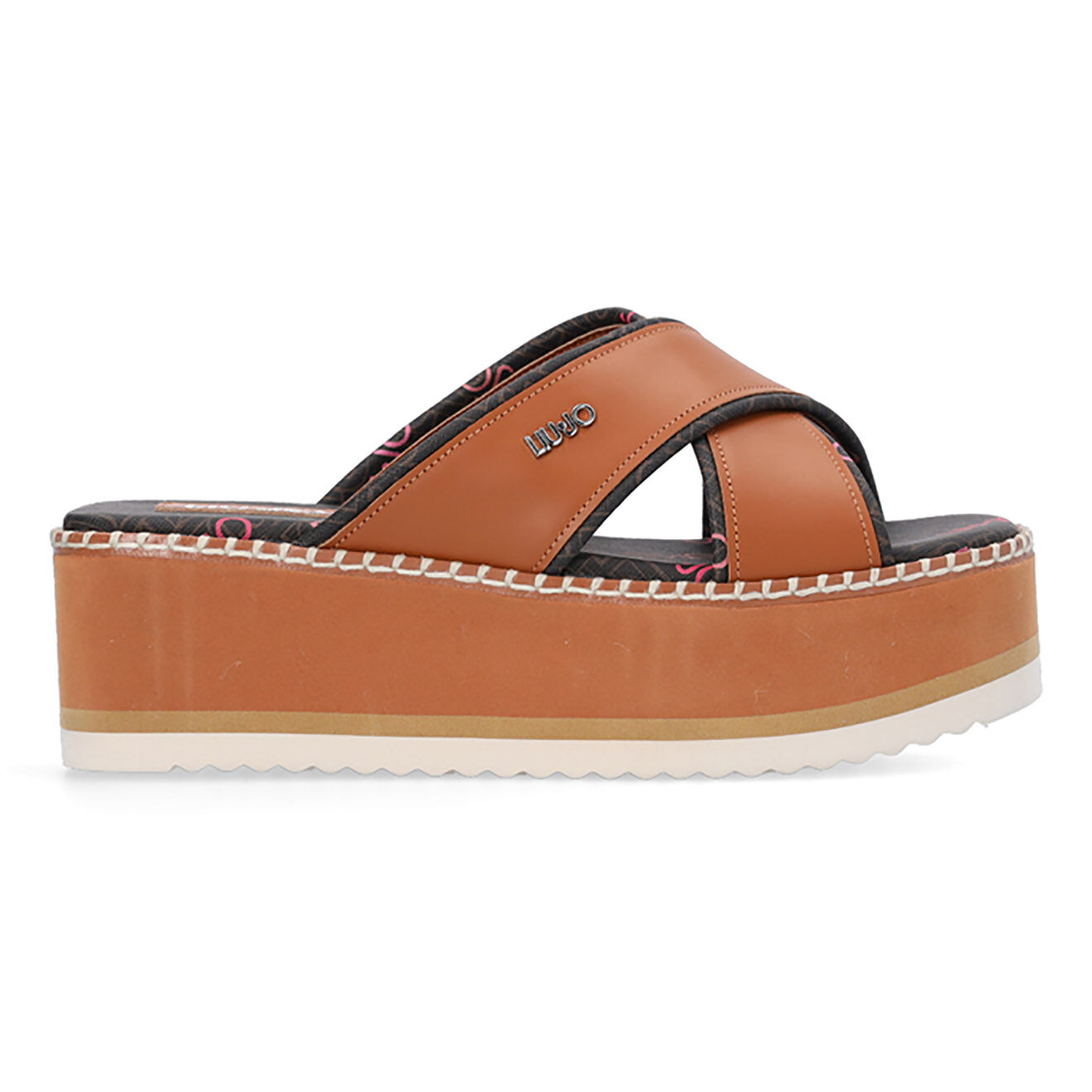Liu-Jo Sandales plateforme en Cuir Albane marron