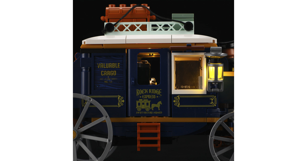 LumibricksThe Old West - Treasure Stagecoach Constructiespeelgoed  (L9099)