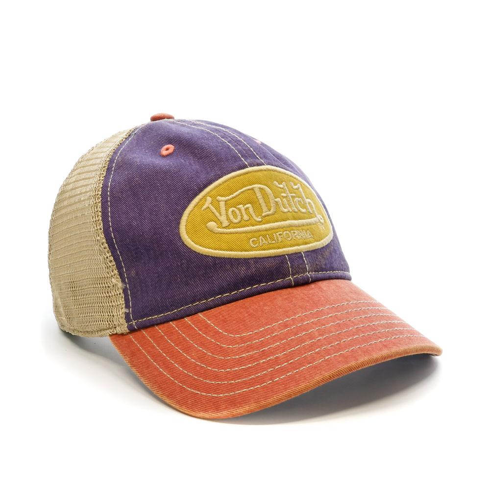 Von Dutch Casquette Beige/Violette Homme Von Dutch Mac 7