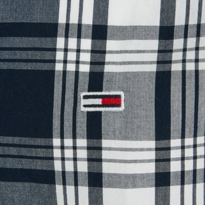 Chemise à manches longues homme Tjm Poplin check TOMMY HILFIGER