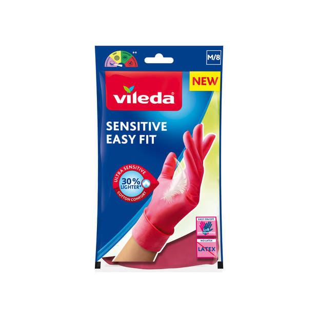 Vileda Sensitive Easy Fit Handschoenen M
