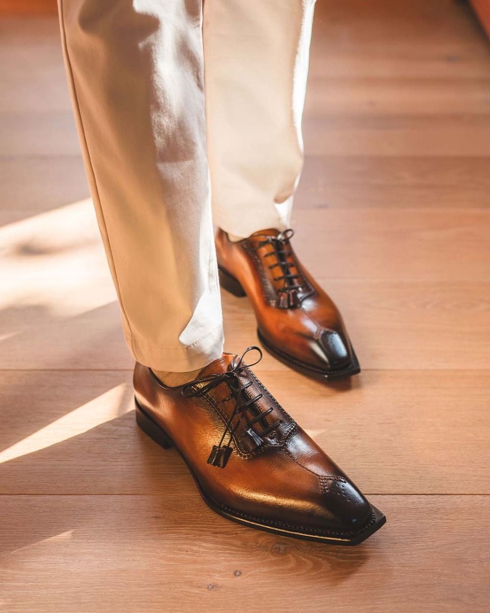 Harris Istanbul Cognac Heren Veterschoenen