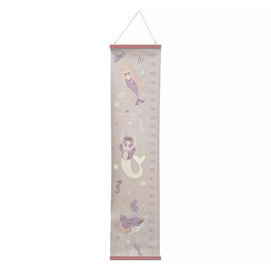 Toise murale enfant (H 124 cm) Sirène Violet