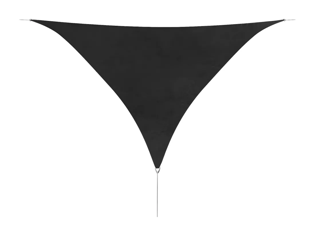 Voile d'ombrage en tissu Oxford triangulaire 3,6x3,6x3,6 m Anthracite