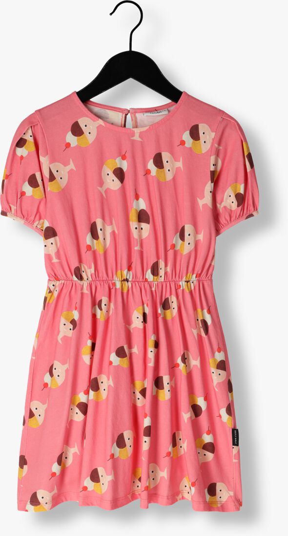 DAILY BRAT roze daily brat mini jurk happy ice dress