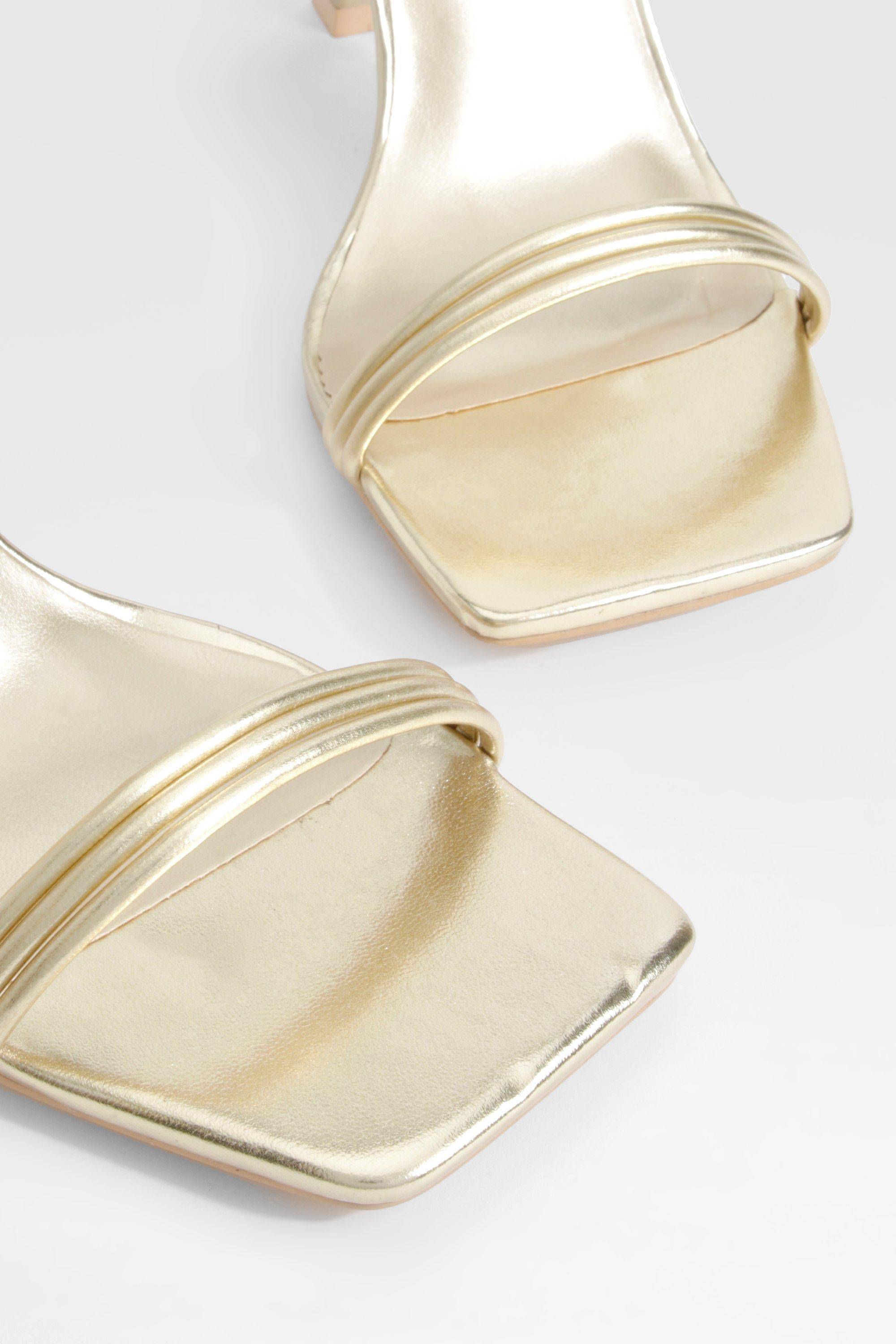 boohoo Escarpins Hauts À Triple Bride Enveloppante