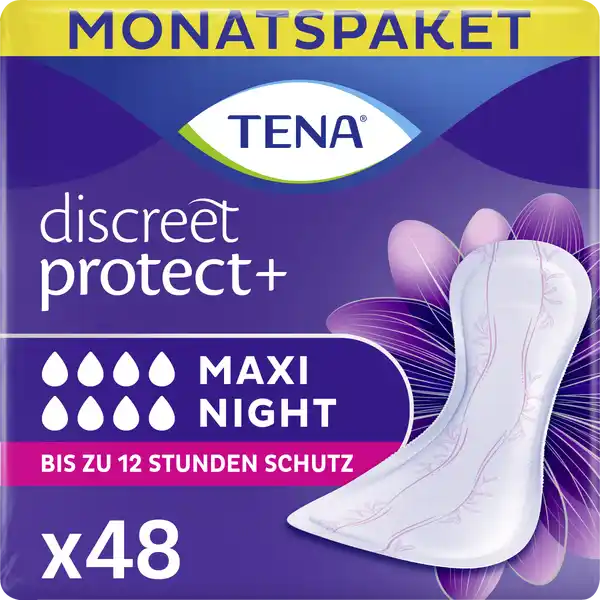 discreet Maxi Night Einlagen Monatspaket