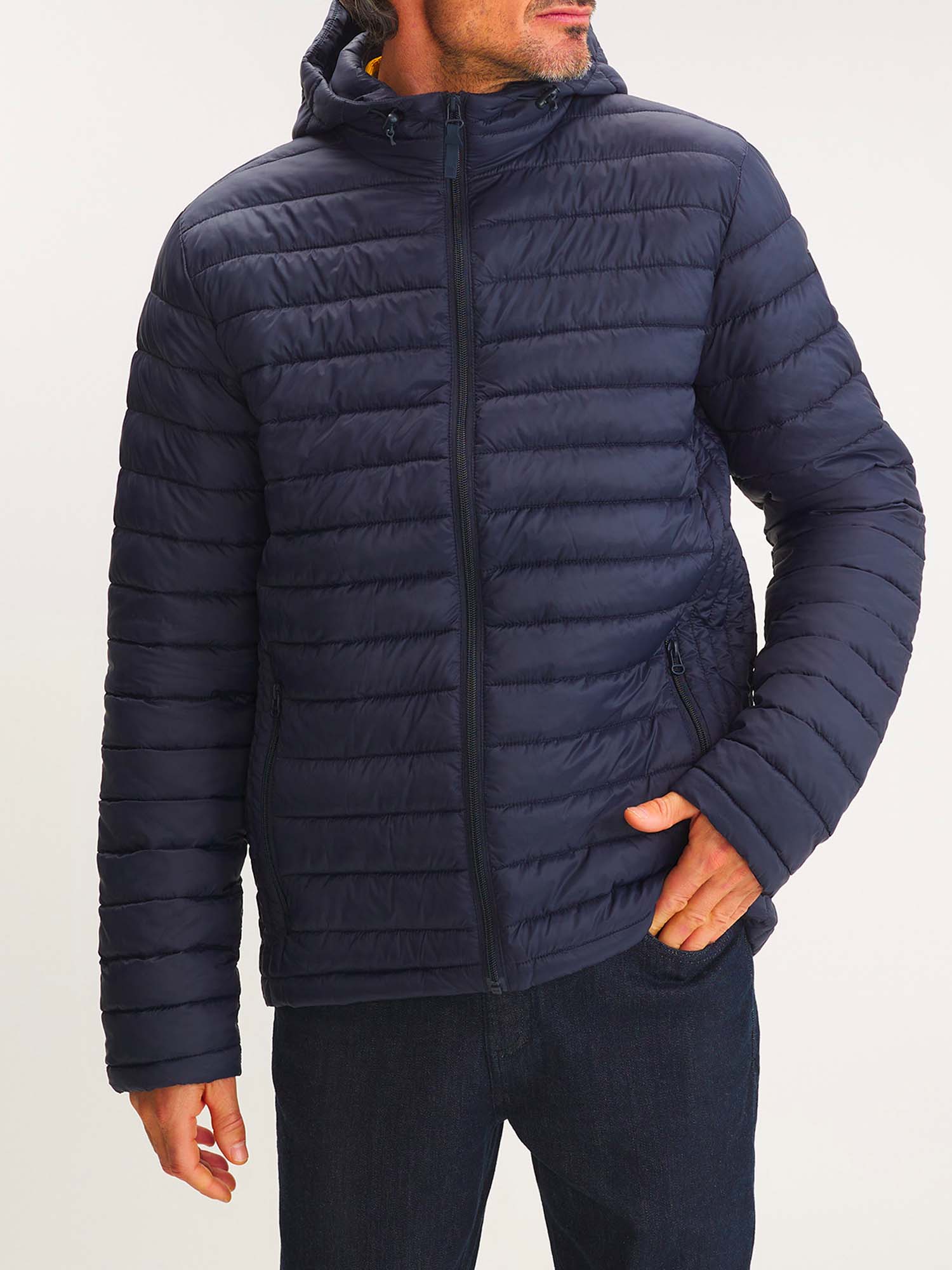 Doudoune Homme Manches Longues Marine