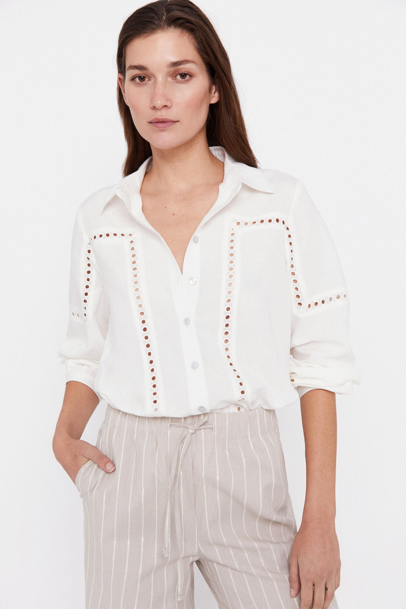 Camisa de linho - Branca