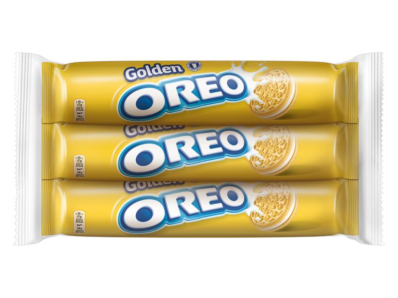 Oreo Guetzli Oreo Golden 3 x 154 g Oreo mit Vanille