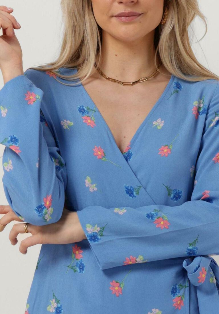 ENVII blauwe envii mini jurk enlime ls vn dress