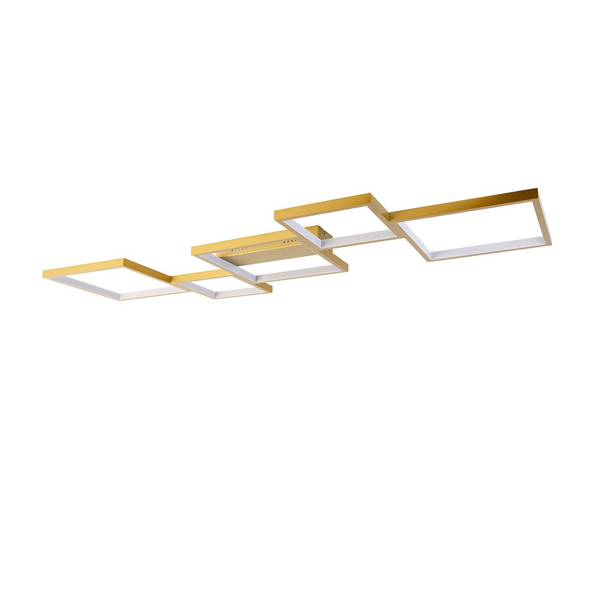 Plafondlamp goud incl. LED 3 staps dimbaar 5-lichts - Lejo
