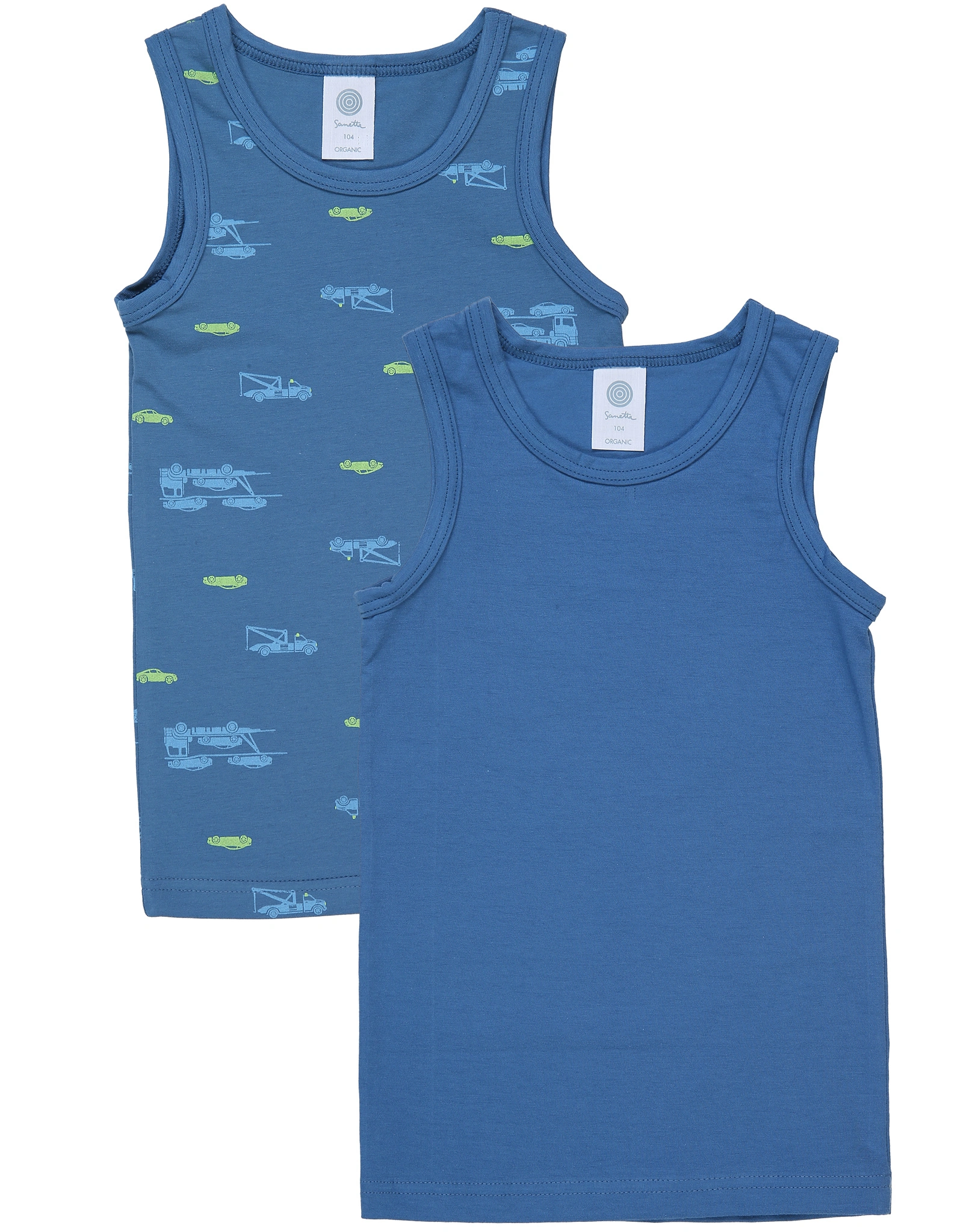 Unterhemd AUTOTRANSPORTER 2er-Pack in blau
