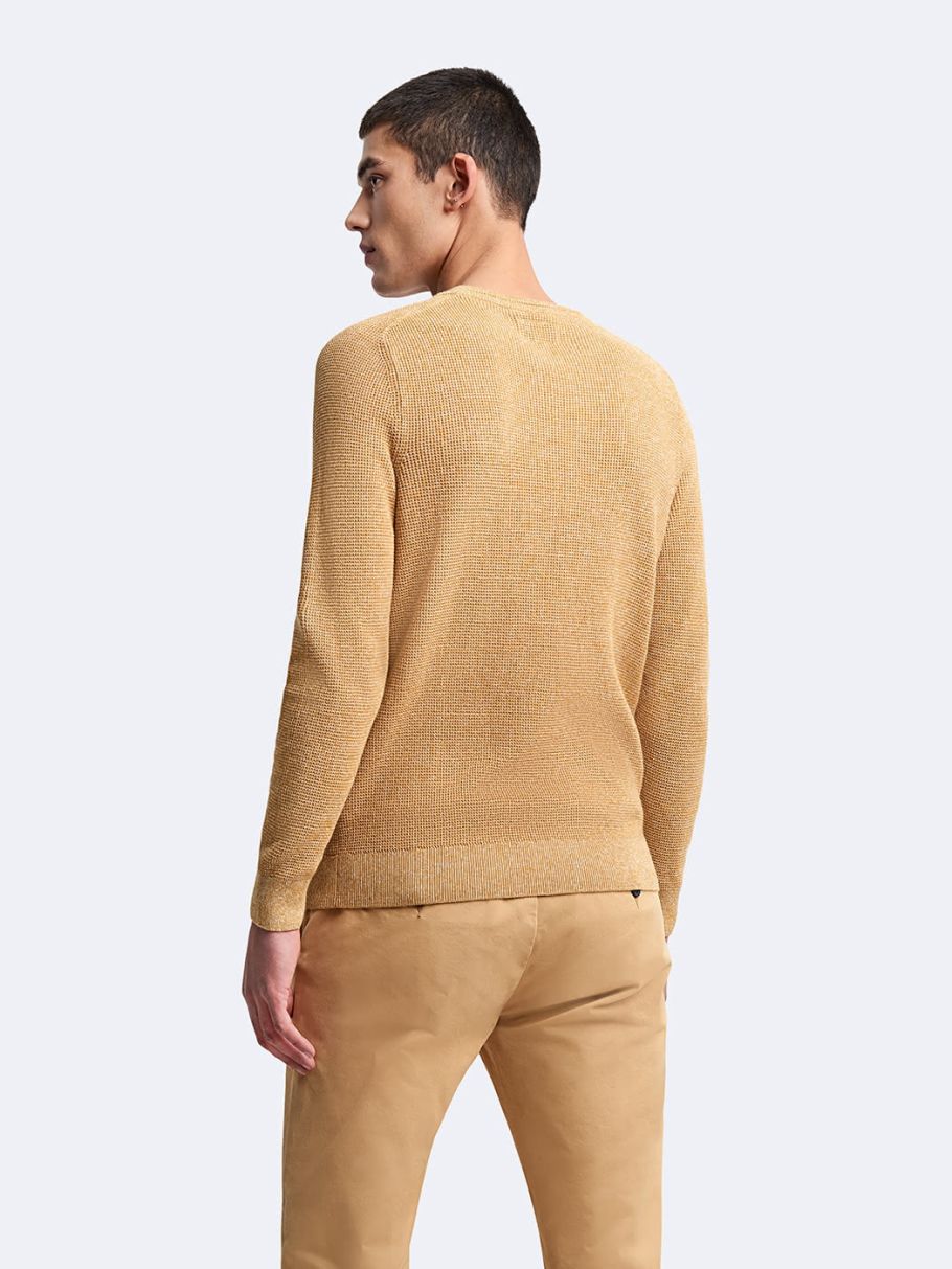 Pull col rond en coton