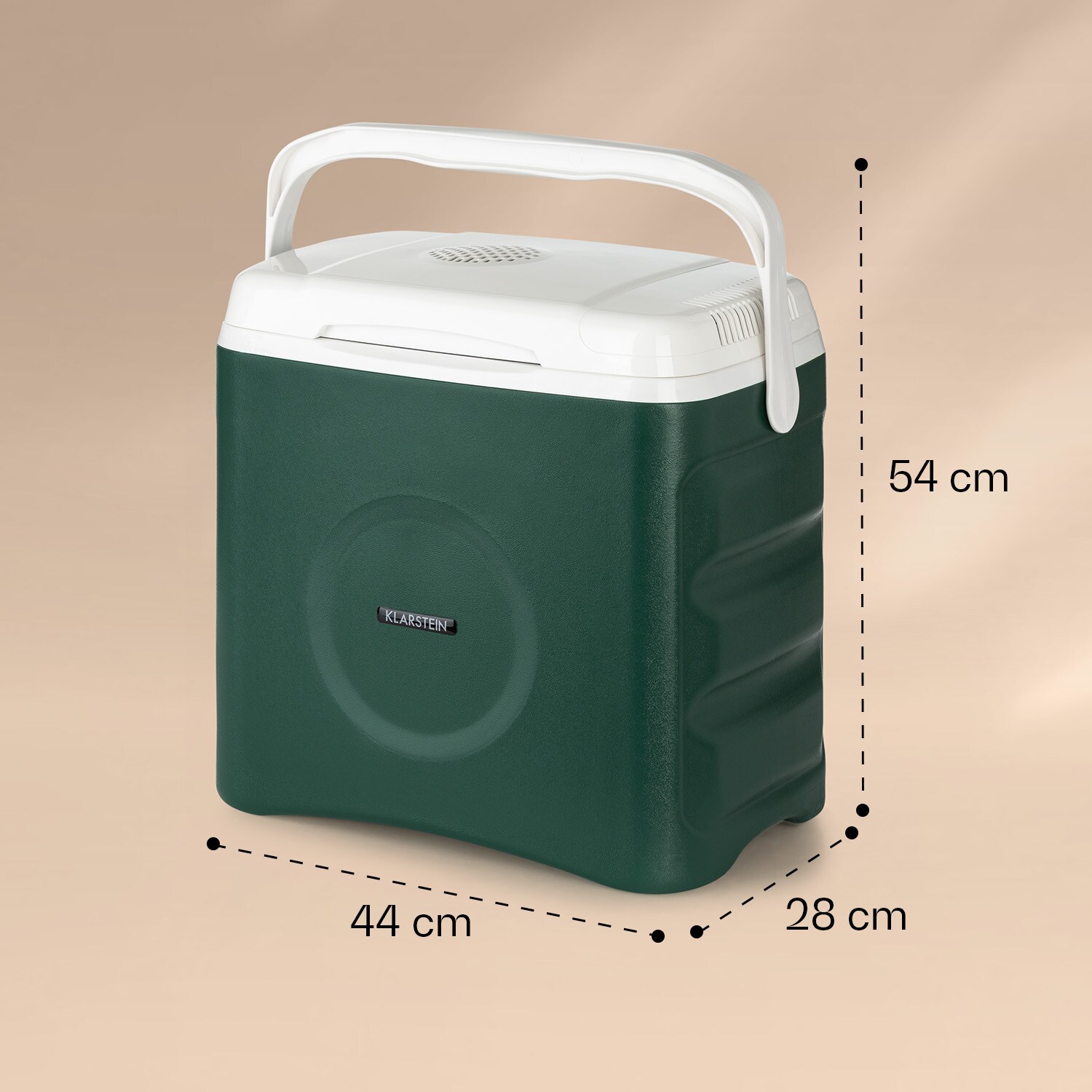 BeerBelly 29 Elektrische Kühlbox Kühl-& Warmhaltefunktion USB-Port ECO-Modus Grün