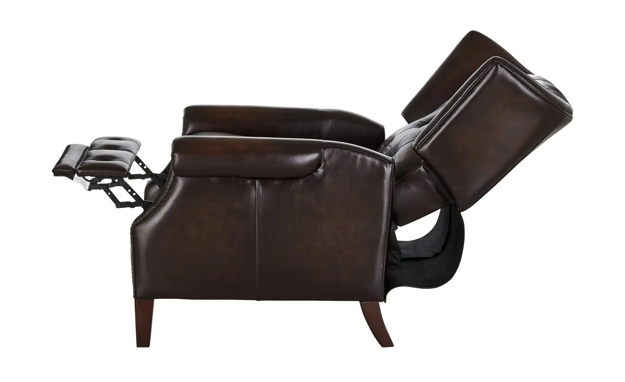 uno Relaxsessel aus Echtleder Chesterfield