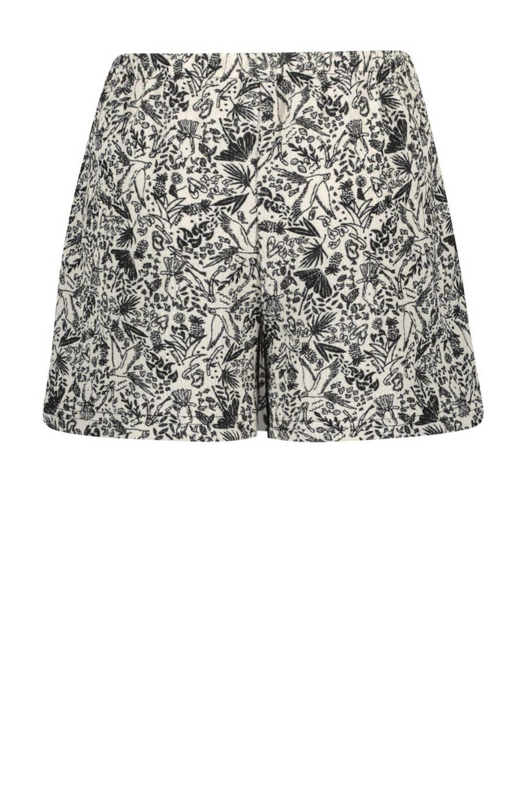 B.Nosy gebloemde skort Malon groen/offwhite