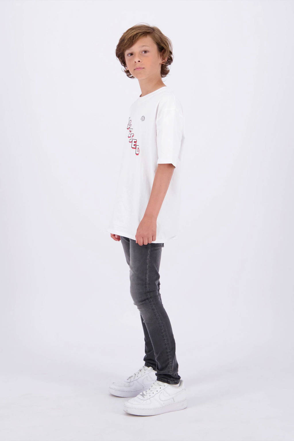 Raizzed T-shirt Stanton met logo wit