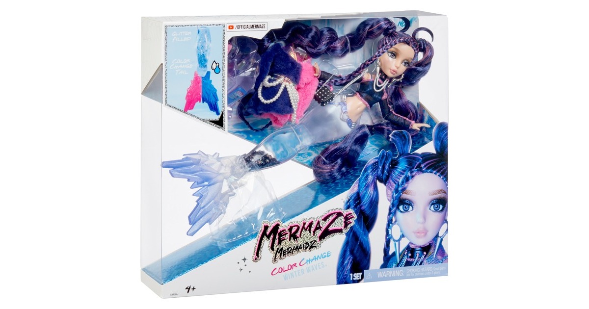 MGA EntertainmentMermaze Mermaidz - Color Change Winter Waves Nera Pop
