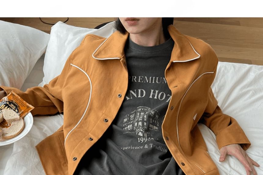 SeoulPop - Unisex contrasterende jas