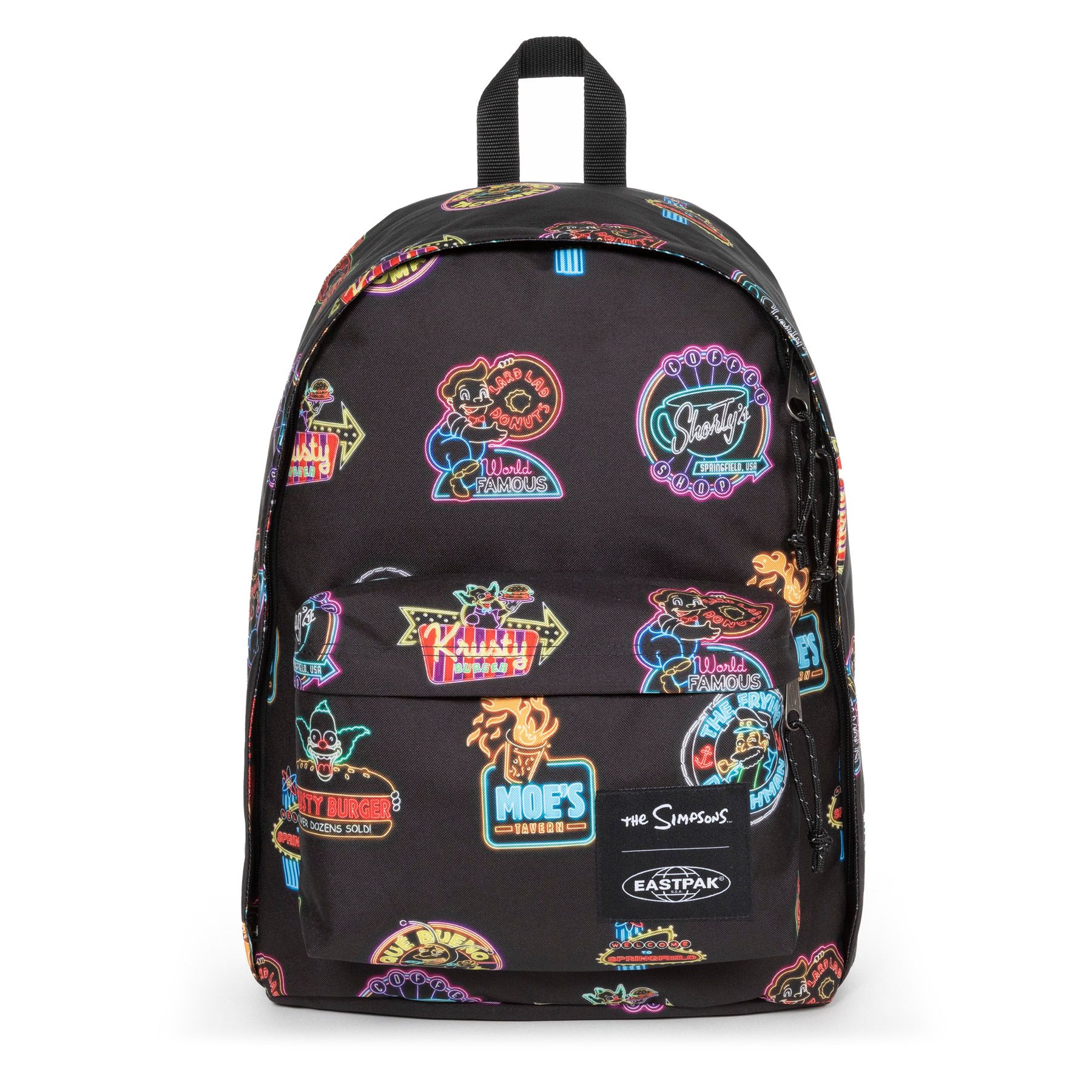 Out Of Office Simpsons Neon Print