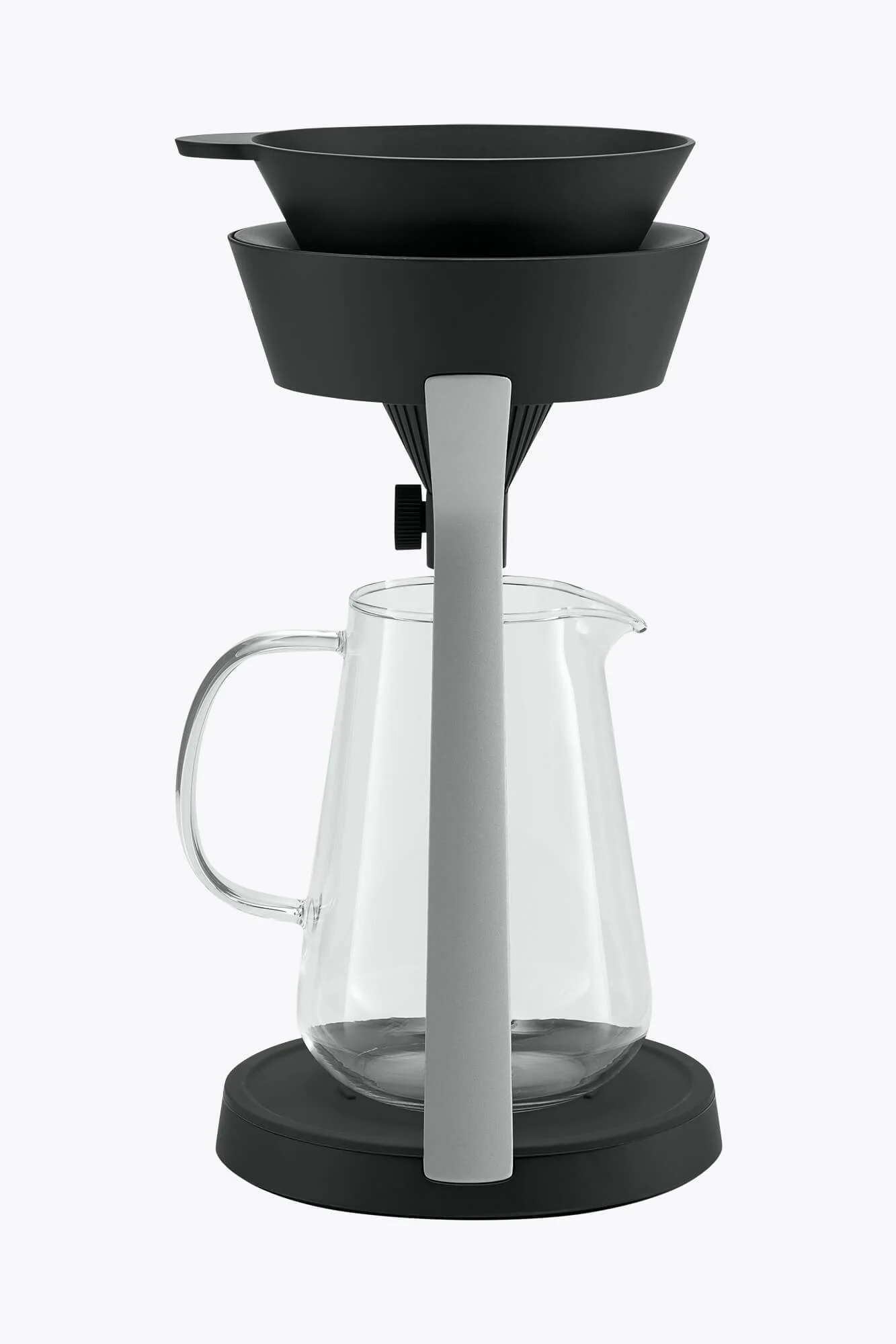 Melitta® Amano Kaffeebereiter Schwarz-Silber