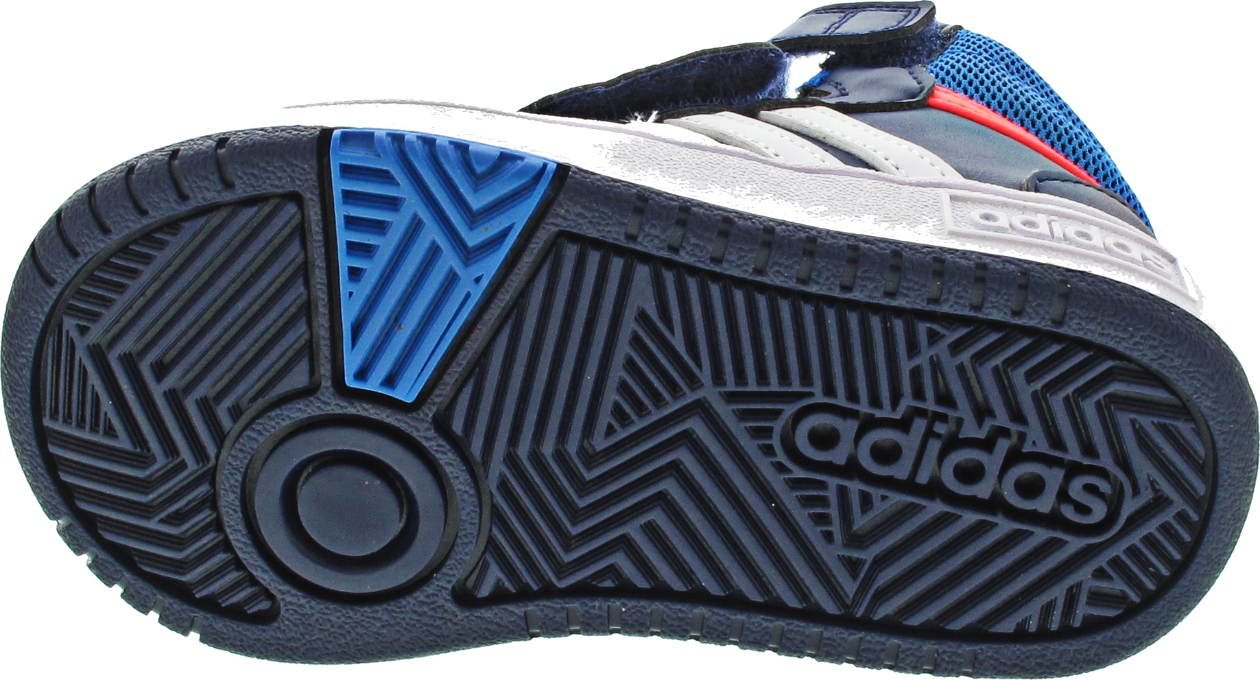 adidas Hoops Mid 3.0 AC I Lauflernschuh Klett blau