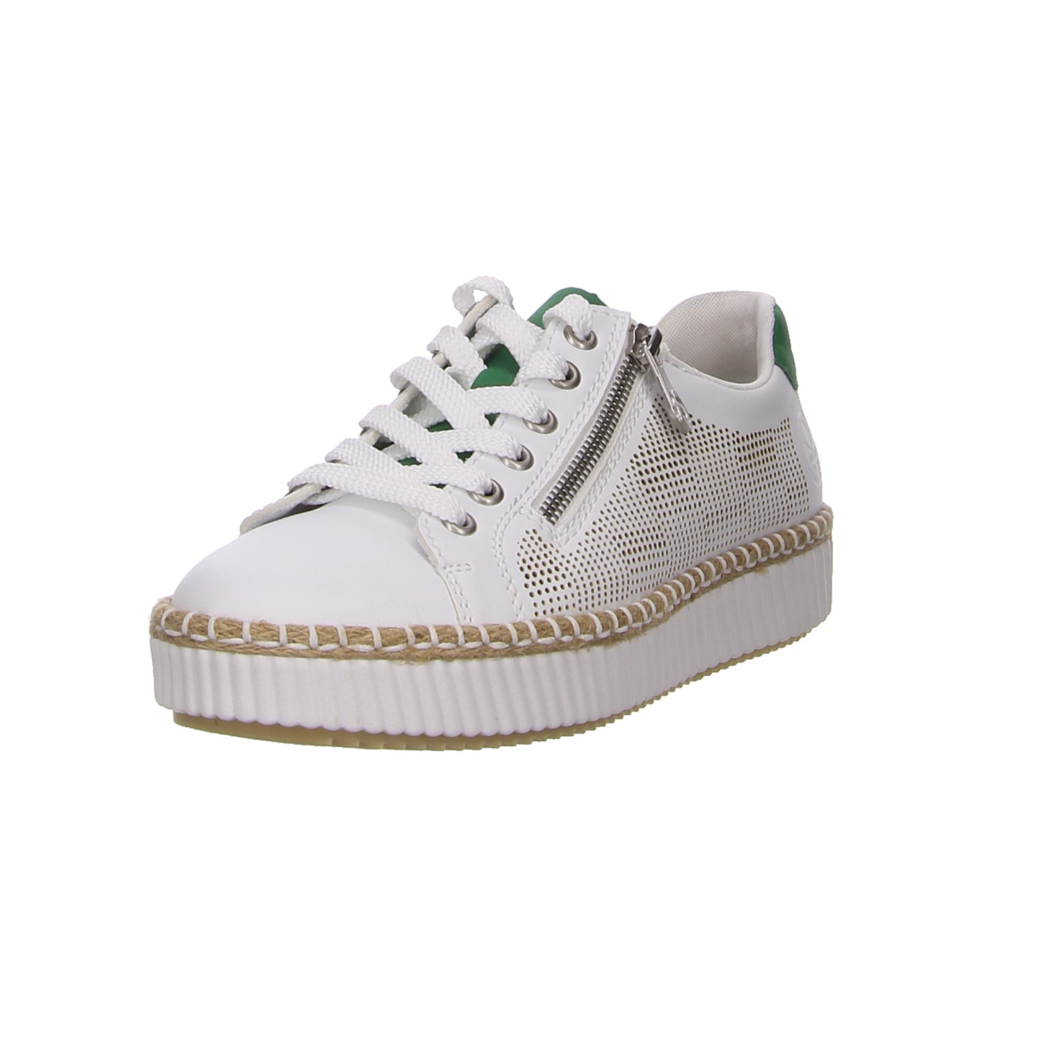 Rieker Sneaker weiß weiss/weiss kombi