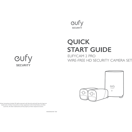Eufy Eufycam 2 pro 2+1 sæt