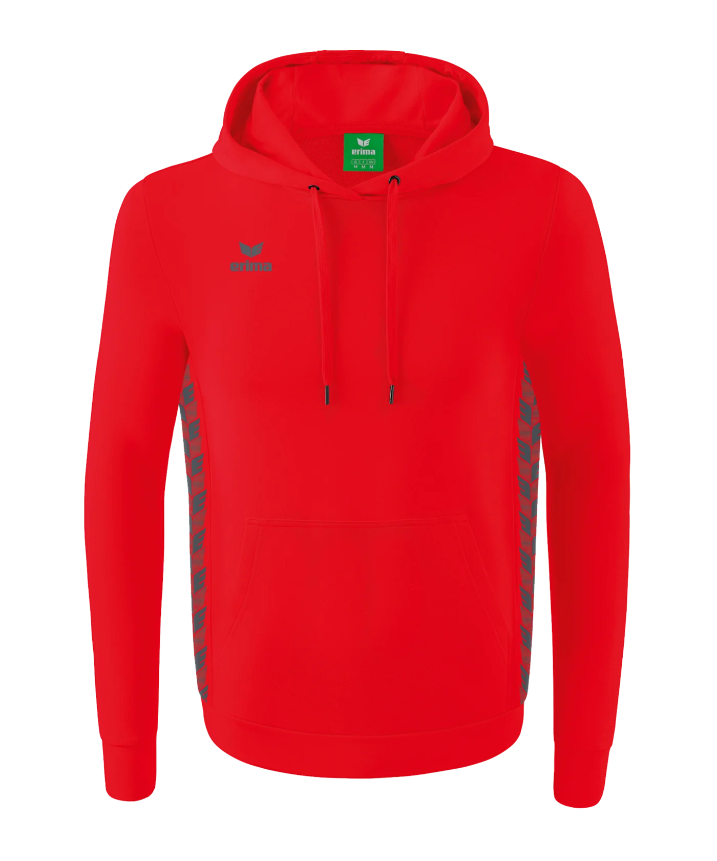 Erima Team Essential Hoody Rot Grau