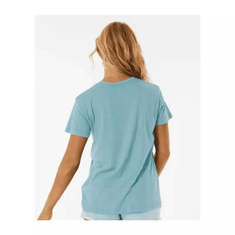 Teeshirt femme RIPCURL Good Waves Standard Tee Dusty Blue 2XS