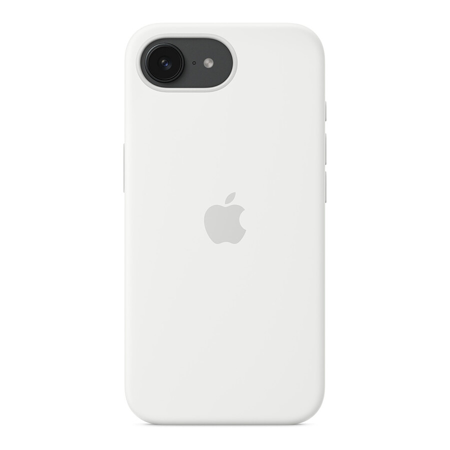 Apple Coque en silicone Blanc - iPhone 16e