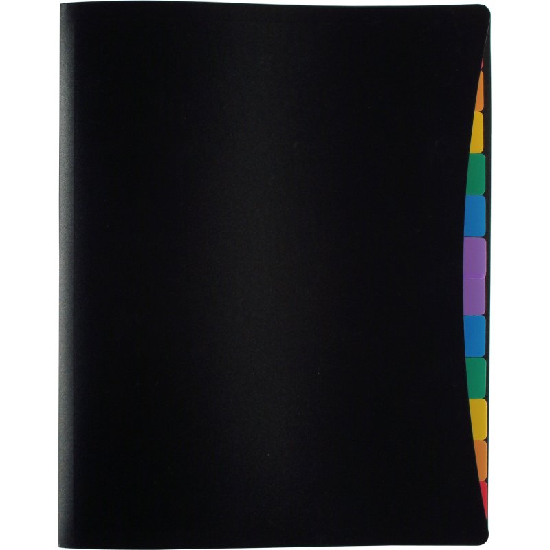 Trieur 12 compartiments à onglets Rainbow Class - Viquel-  25  x 32 x 1,2 cm