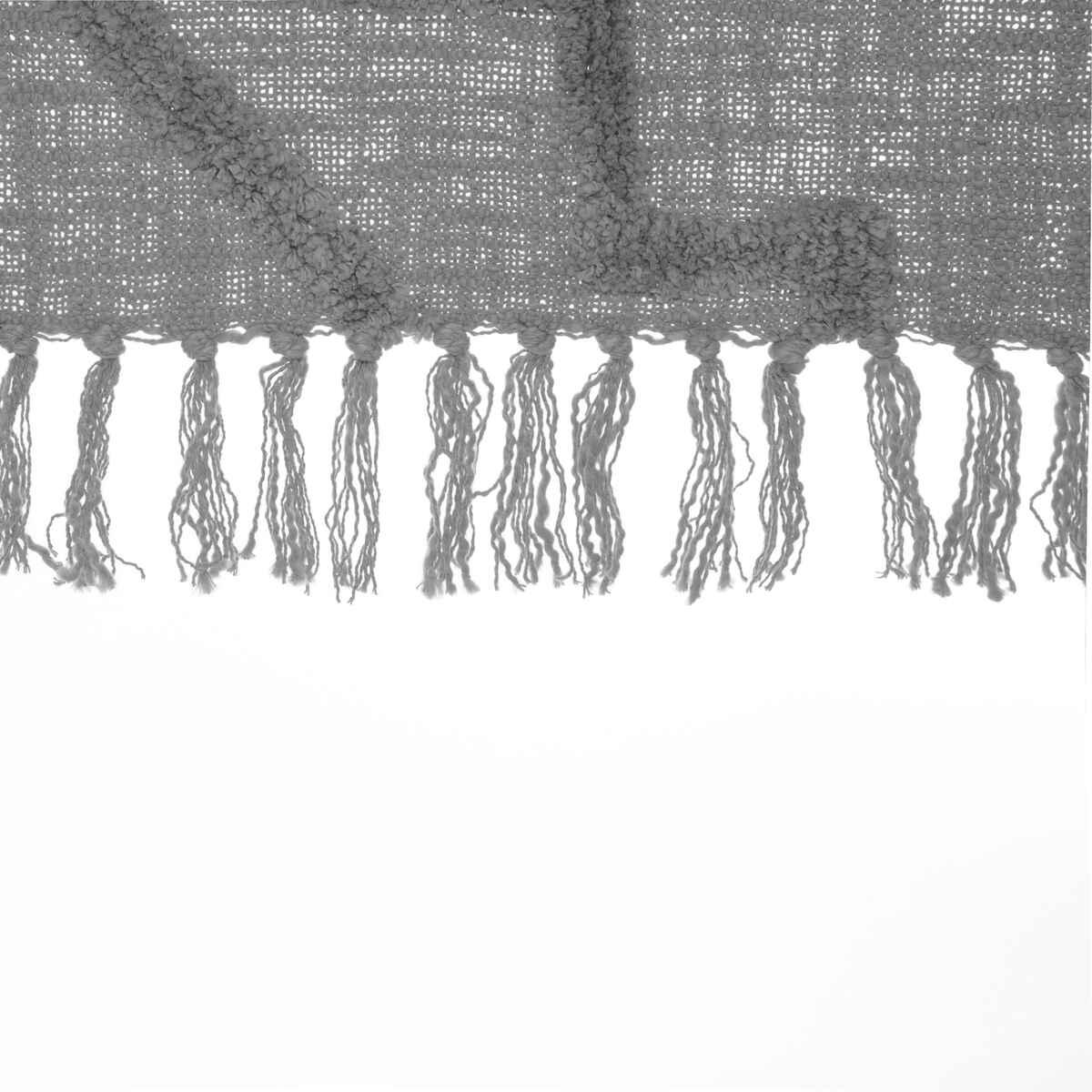 JETE DE LIT TUFTE INCA GRIS 130X180CM