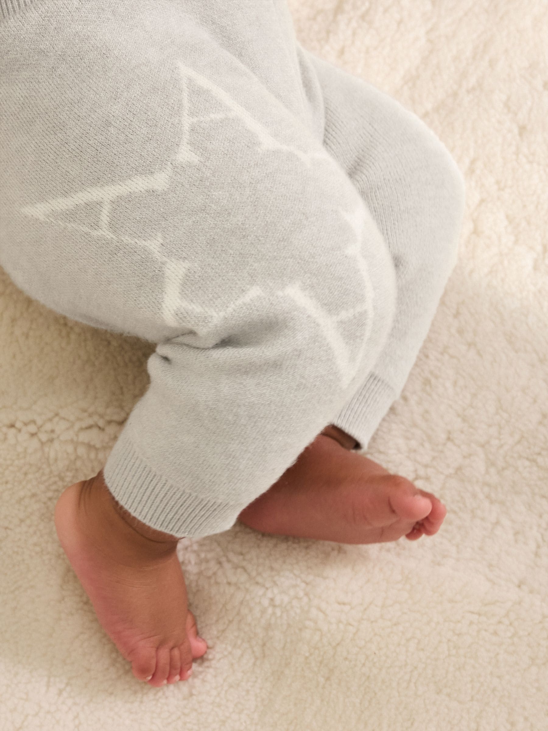 smALLSAINTS Knitted Top and Joggers Baby Boys Set