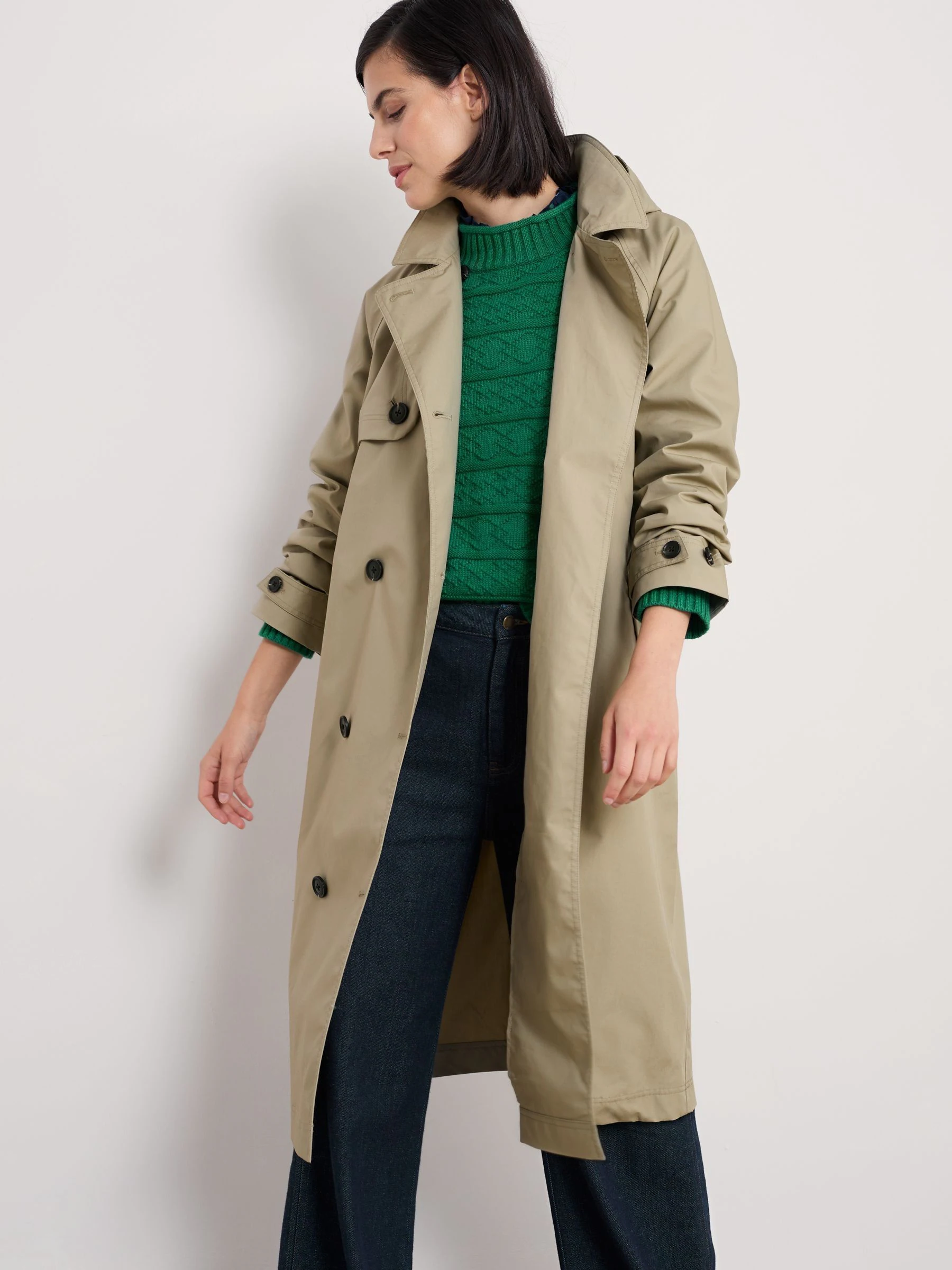 Natuurlijk - Seasalt Cornwall - Penweathers - Waterdichte trenchcoat