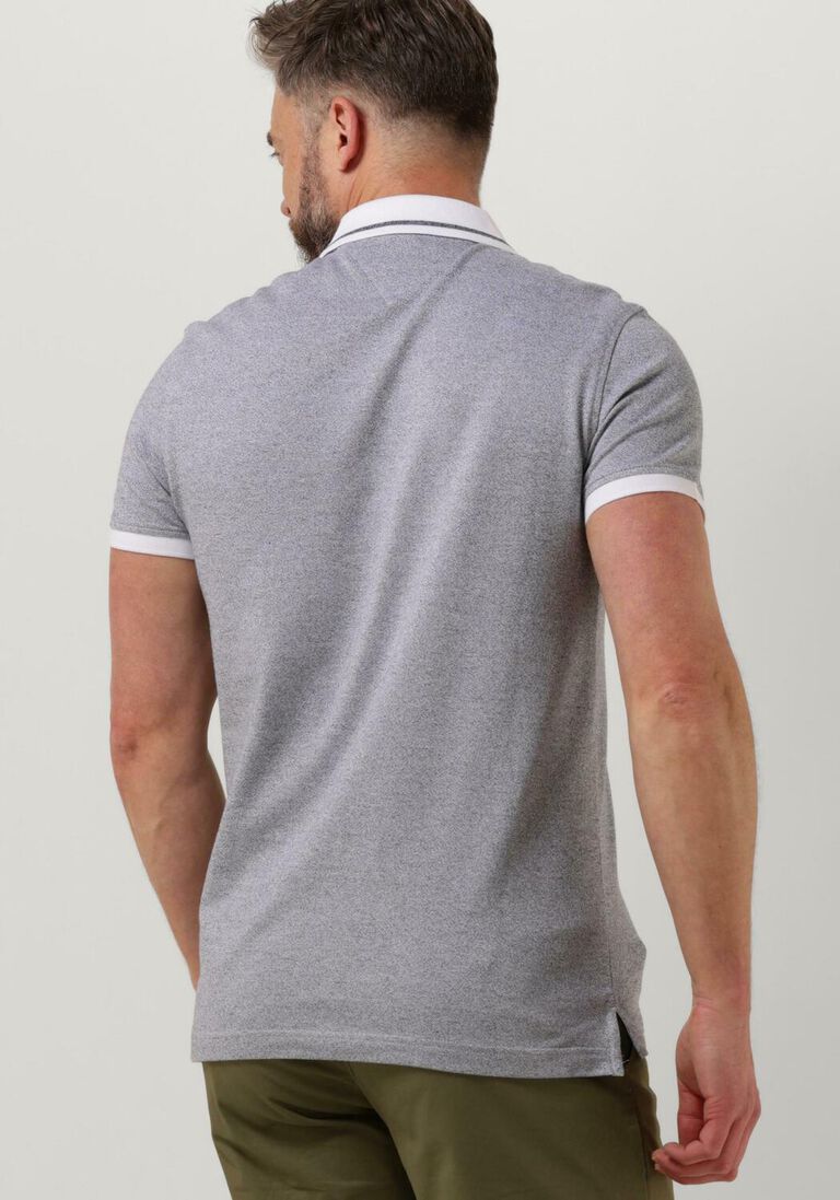 TOMMY HILFIGER donkerblauwe tommy hilfiger polo pretwist mouline tipped polo