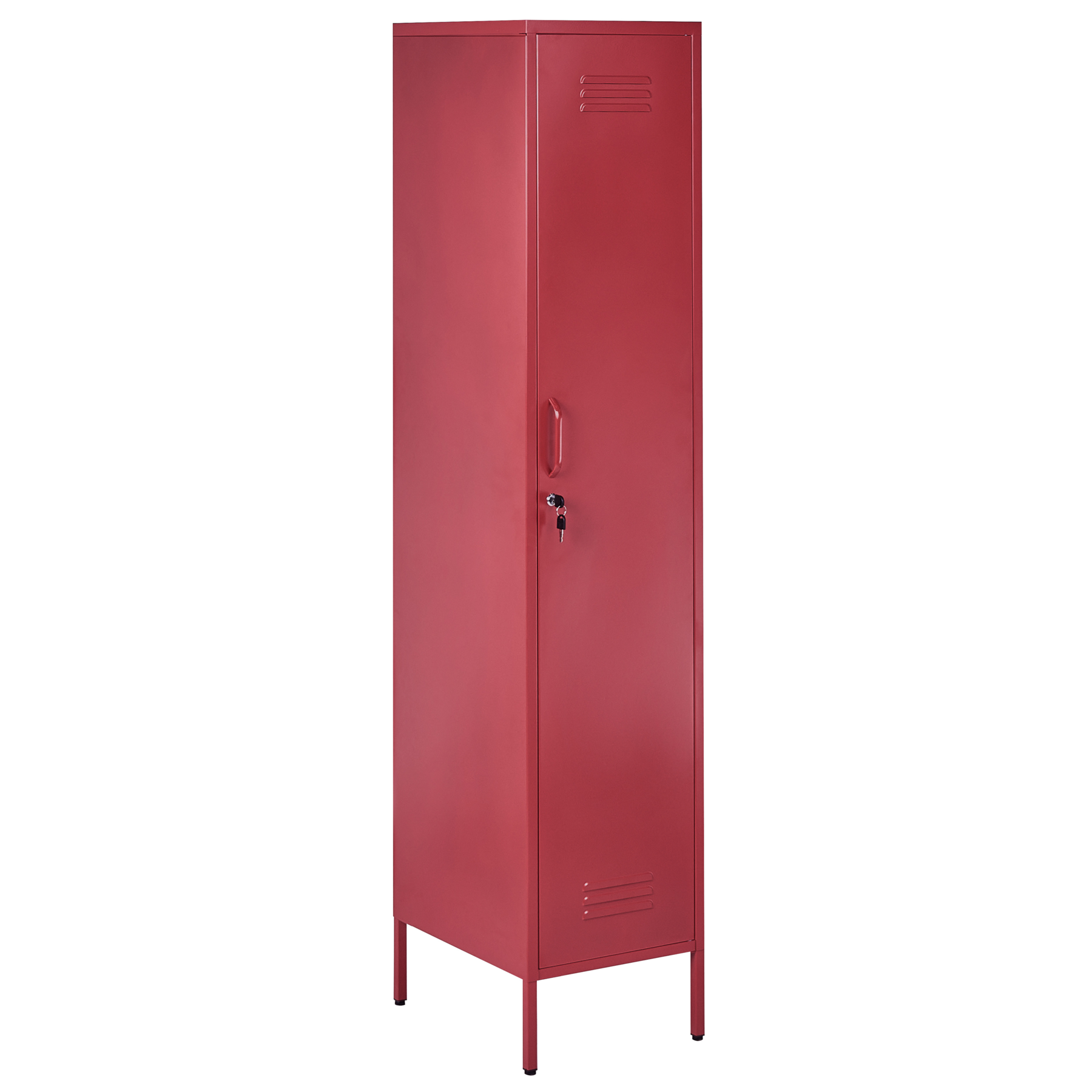 Beliani - FROME - Kantoorkast - Rood - Staal