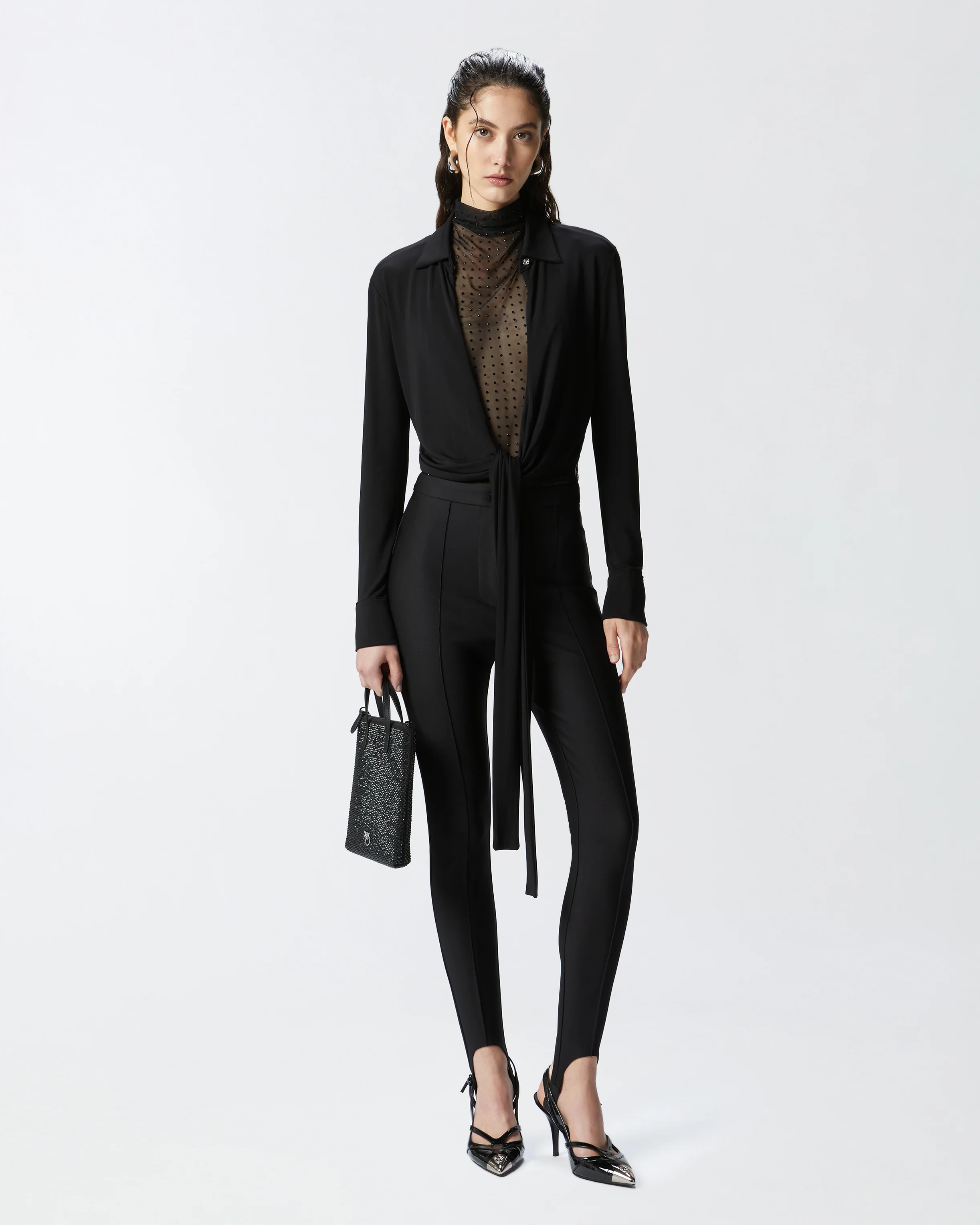 Top sans manches | Noir