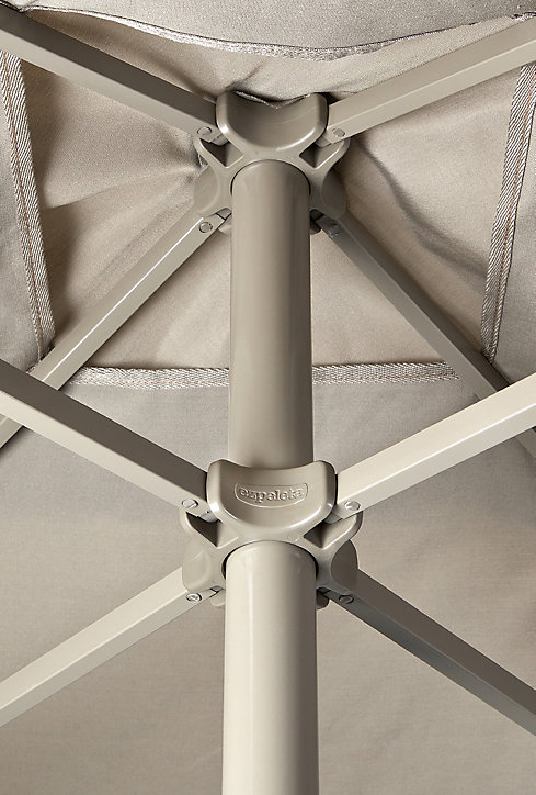 Parasol Ezpeleta Eolo taupe 250 x 250 cm