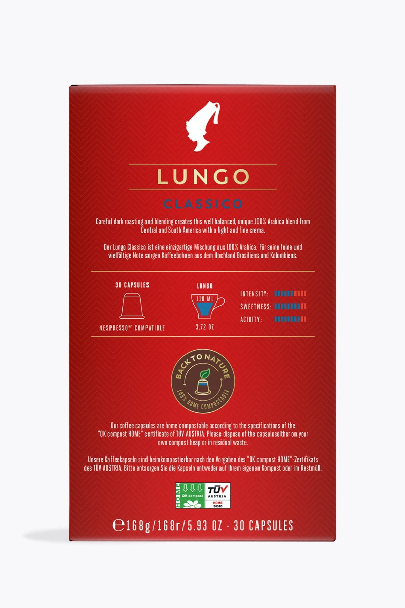 Julius Meinl Inspresso Lungo Classico 30 Kapseln Nespresso® kompatibel