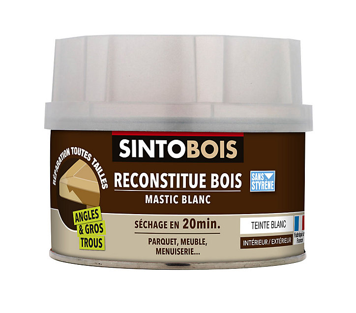 Répar'bois teinte blanc Sintobois 500ml
