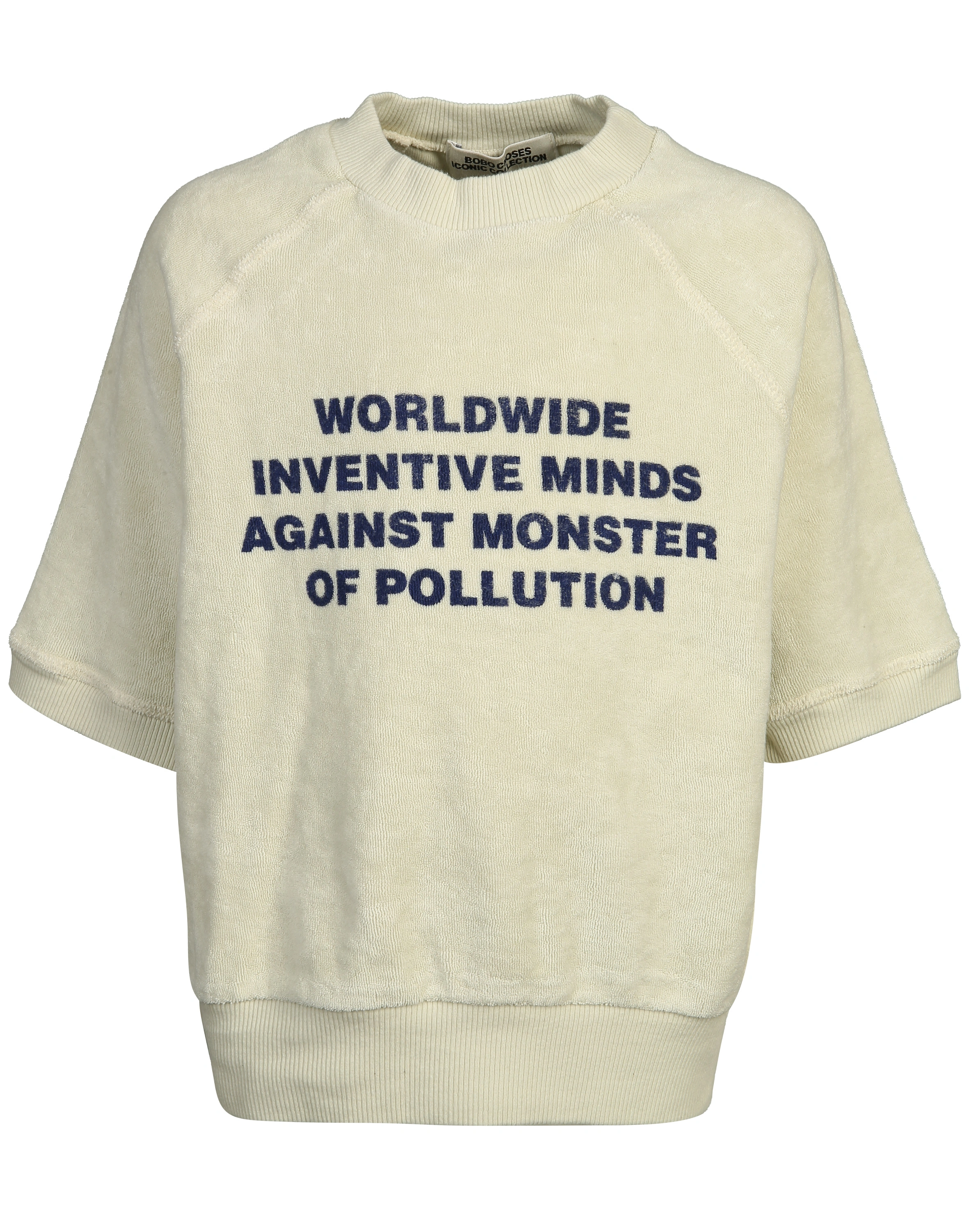 Sweatshirt WORLDWIDE in bone white