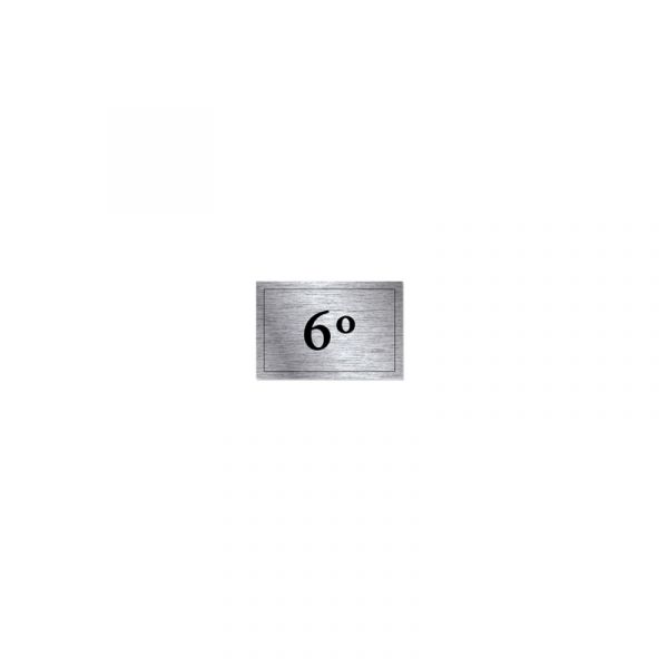 S21 Sinal Adesivo 6º (3x2cm)